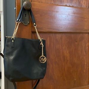 Michael Kors Black Leather Crossbody